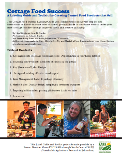 Cottage Food Success:  A Labeling Guide and Toolkit for Creating Canned Food Products that Sell